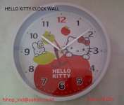 CLOCK WALL HELLO KITTY D25CM