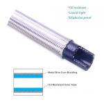 Oil resistant electric flexible conduit systems, metal wire over-braided