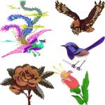 embroidery design craft,  applique patches, 