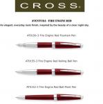 ( CROSS ) " Authorised Distributor for Indonesia " AVENTURA FIRE ENGINE RED CROSS METAL PEN SOUVENIR / GIFTS/ PROMOTION