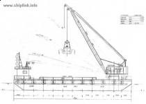 Craned Barge - ship for sale