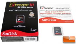 Extreme III SDHCâ¢ Memory Card