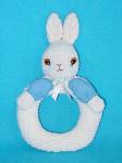T10590 -5"x3.75" Bunny Rattle Toy