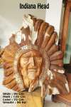 Patung Kayu " Indian Chief "
