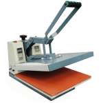 High Voltage flat clamshell press