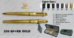 DUKE 209 Gold RB+ BP SET Metal Pen Promotion / Gift and Souvenir
