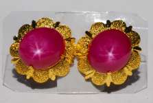 Beautifull Fress Red Ruby Sepasang Giwang( RBS 091)