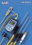 THERMOCOUPLE THERMOMETER WITH TWO INPUTS,  Model : HD2328.0,  Brand : DeltaOhm
