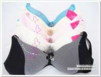 Non Wired Bra with Crystals( 386)