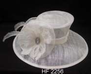 Sinamay hat HF2256 WHITE