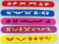 Slap on bracelets/ Slap wrap/ Slap wraps/ Personalized slap bracelets