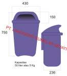 Ukuran Tempat Sampah | Design Tempat Sampah | Layout Tempat Sampah