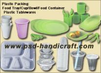 plastic food tray, plastic Disposable cup,  Plastic Tablewares, 1