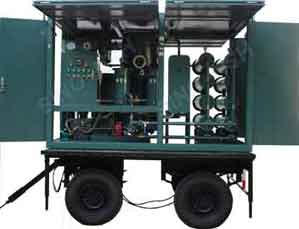 ZYM Mobile type vacuum insulating oil purifier/ filter