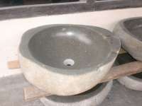 wash basin river stone bowl