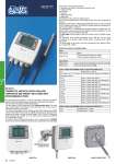 Transmitter,  indicator ,  ON/ OFF regulator ,  temperature and humidity datalogger with interchangeable probe,  Model : HD 2817T,  Brand : DeltaOhm
