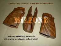 WOOD GRIP_ Baikal Makarov MP-654K - Deluxe