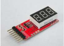 Li-Po Battery Voltage Indicator Checker Tester 2S-6S