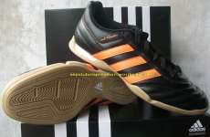 SEPATU FUTSAL ADIDAS ADIQUESTRA IN -Black/ Orange-