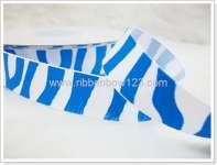 1 color printed ribbon for holiday decoration