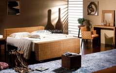 China rattan bedroom furnitures,  modern rattan furniture factory,  rattan contemporary bedroom furniture wholesale