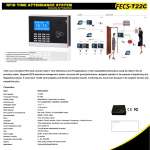 RFID Time Attendance System Model FECS-T22C