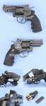 WG 2.5 inch-BK CO2 High Power Magnum Revolver