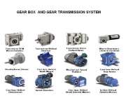 GEAR BOX AND GEAR TRANSMISSION SYSTEM