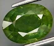 green safir oval cut 1.60 crt