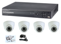 CCTV Low Cost Package 2 - IR Dome Indoor 4 Channel