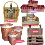 wicker basketry,  willow storage basket,  gift basketwork, laundry basket 2