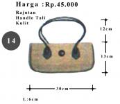 Tas Dari Eceng Gondok,  Batok Kelapa Dll