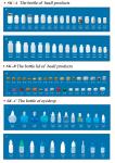 Medicine bottles and liquid bottles