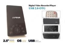 2.5" HDD Digital Player/Recorder with OTG function,  Copy and DV convert ONE-TOUCH