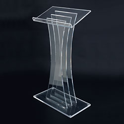 acrylic lectern, acrylic pulpit, acrylic podium, acrylic furnture