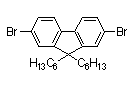 2,  7-Dibromo-9,  9-dihexyl fluorine