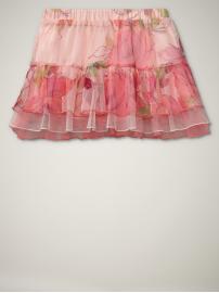 BABY GAP - FLORAL TULLE SKIRT