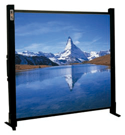 Table projection screen