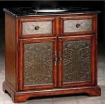 Sell antique oak bathroom cabinets furnitures with top