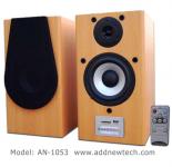 2.0ch Bookshelf Speaker System with remote control & built-in card reader(AN-1053)