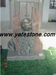 Stone tombstone*