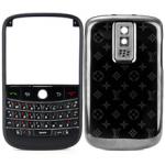 BlackBerry Bold 9000 Housing Cover Keypad - Black ( Metal / Star Design)