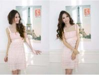 Dress Y90013 ( pink)