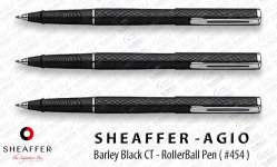 ( sheaffer) " Authorised Distributor for Indonesia " - A G I O Barley Black CT - RB# 454 Metal Pen Souvenir / Gift and Promotion