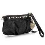 Cheap Black Gucci Babouska Wristlet Python Clutch