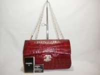 CHANEL-T250	 Tas Chanel Classic Croco - Red