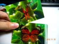 3d lenticular business card/ pvc card/ plastic card