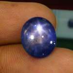 BLUE SAPPHIRE STAR 6.65 CTS