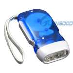 Brand NEW Hand-press LED Torch Flashlight No Battery