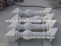 China White Marble Handrail